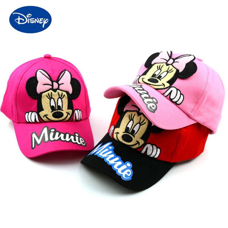 Casquettes enfants motif Disney Mickey ou Minnie en tissus 