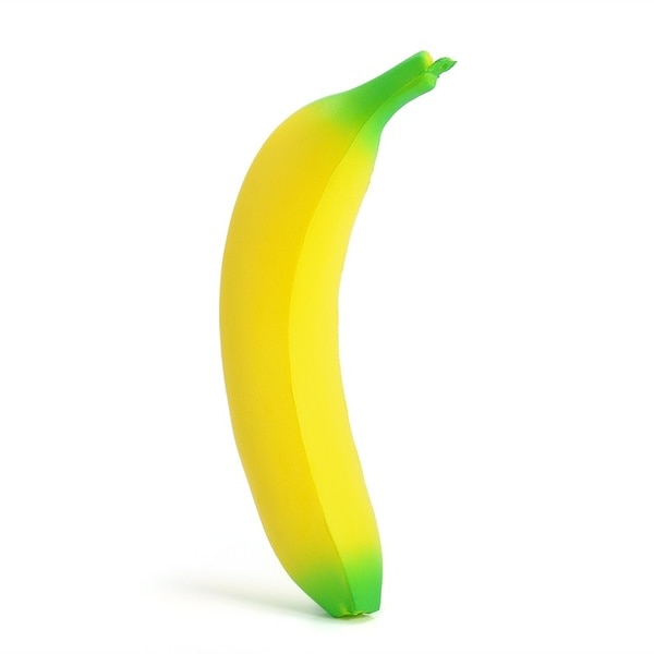 Jouets mignons en mousse à mémoire de forme Banane
