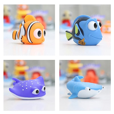 Jouets de bain Nemo poissons avec jet d'eau Set 1