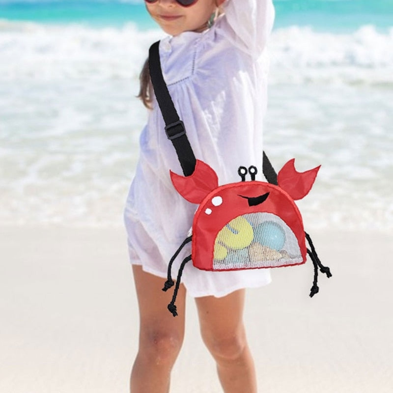 Sac de plage enfant en forme de crabe ou dinosaure 