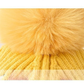 Bonnet d'hiver personnages mignons pour bébé avec doublure douce et pompon 