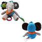 Hochet poupée animal avec jeux sensoriels Elephant