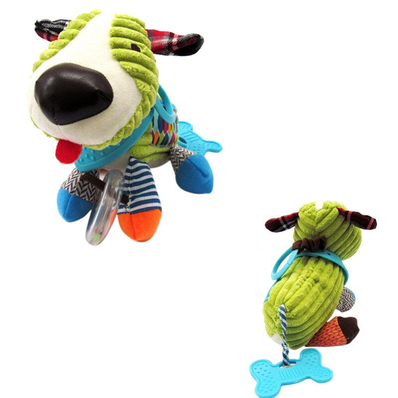 Hochet poupée animal avec jeux sensoriels Chien