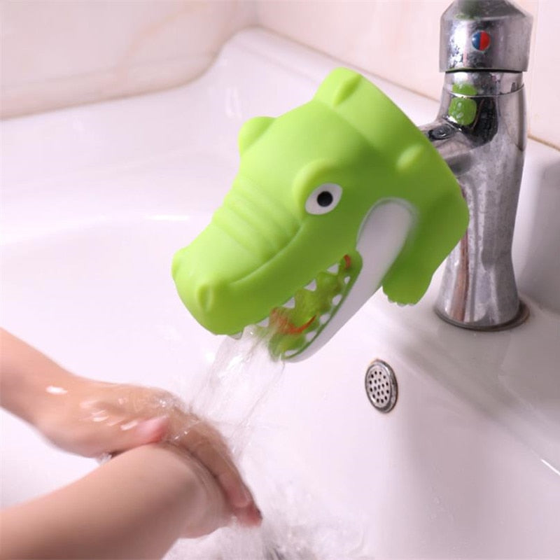 Extensions de robinet en silicone aux motifs Disney Crocodile