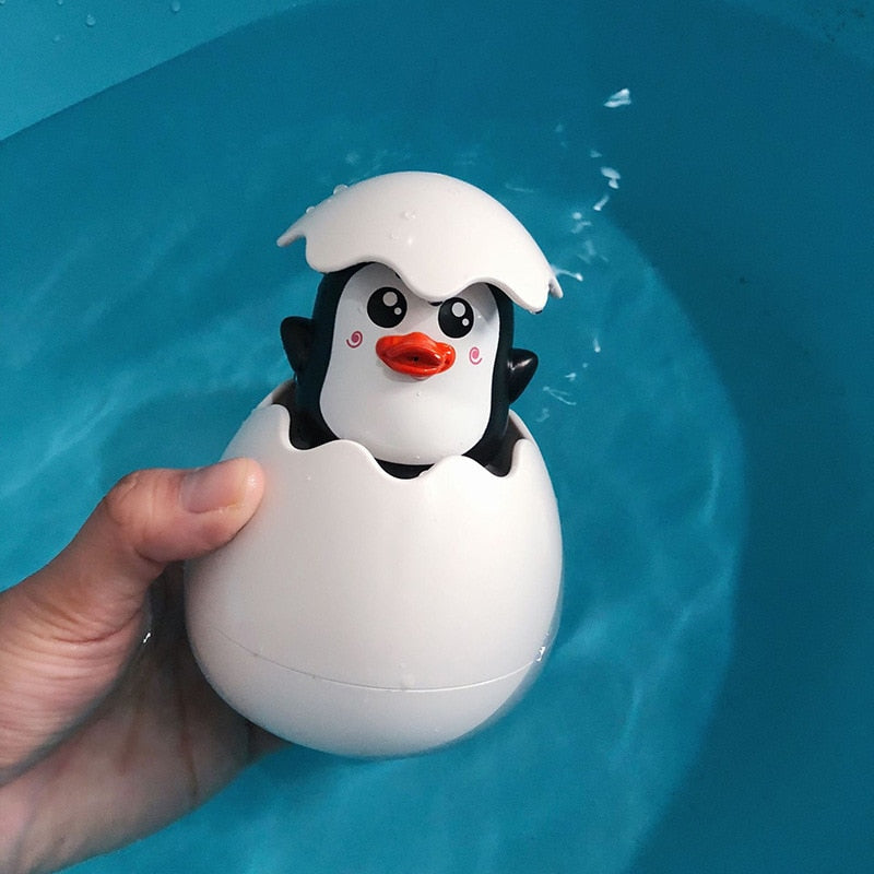 Jouet de bain arroseur d'eau canard ou pingouin Pingouin