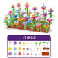 Jardins de fleurs colorées à composer et assembler 171PCS