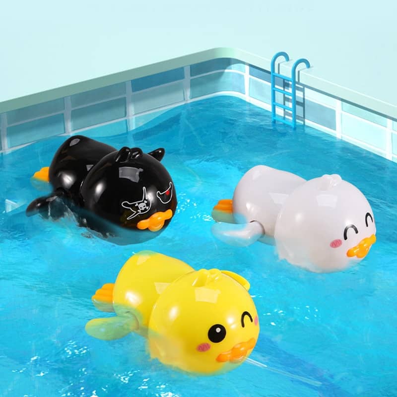 Jouets de bain flottants animaux et nage mécanique 