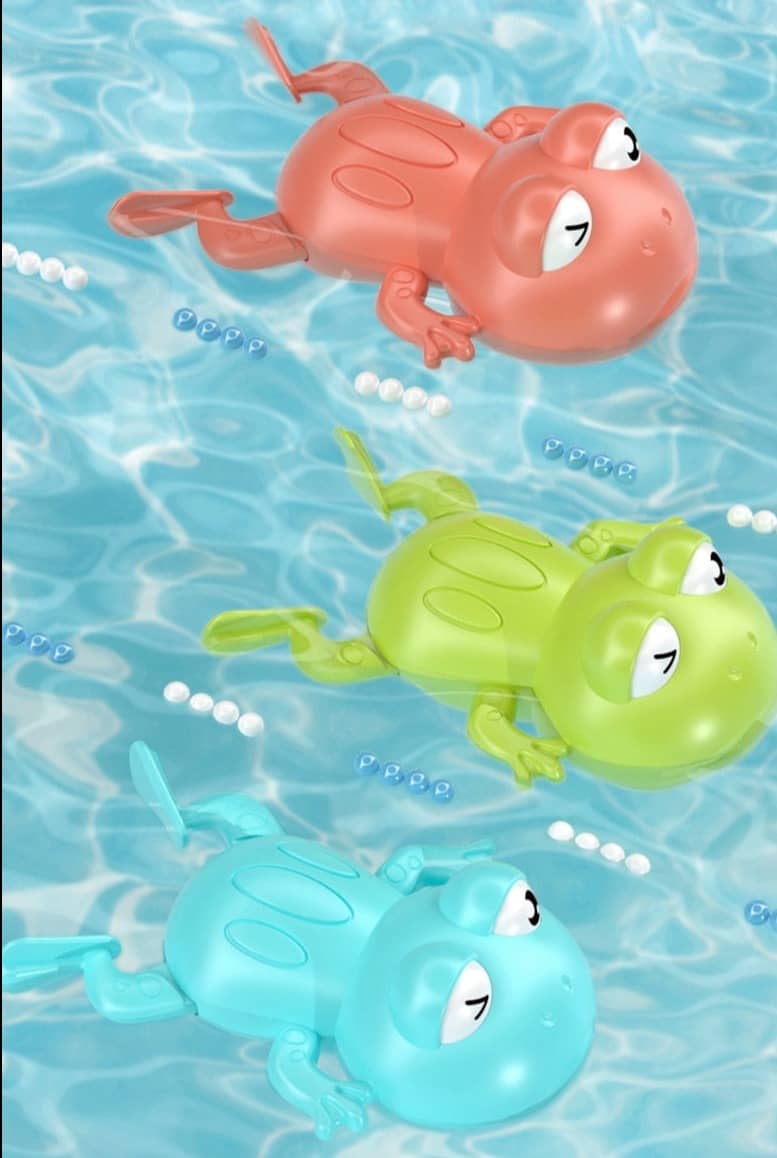 Jouets de bain flottants animaux et nage mécanique 