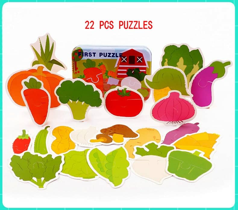 Mes premiers puzzles pour apprentissage des tout petits Légumes